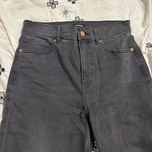 Express high waisted straight fit jeans